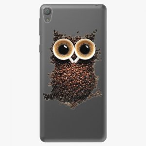 Plastový kryt iSaprio - Owl And Coffee - Sony Xperia E5