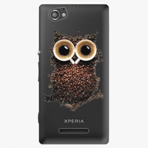 Plastový kryt iSaprio - Owl And Coffee - Sony Xperia M