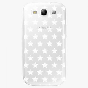 Plastový kryt iSaprio - Stars Pattern - white - Samsung Galaxy S3