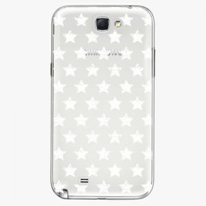 Plastový kryt iSaprio - Stars Pattern - white - Samsung Galaxy Note 2