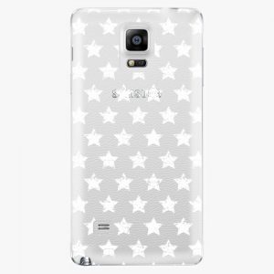 Plastový kryt iSaprio - Stars Pattern - white - Samsung Galaxy Note 4