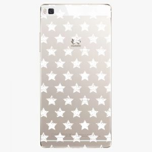 Plastový kryt iSaprio - Stars Pattern - white - Huawei Ascend P8