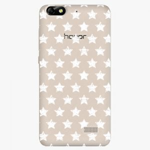 Plastový kryt iSaprio - Stars Pattern - white - Huawei Honor 4C