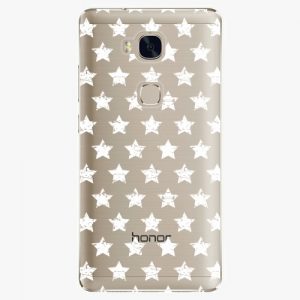 Plastový kryt iSaprio - Stars Pattern - white - Huawei Honor 5X