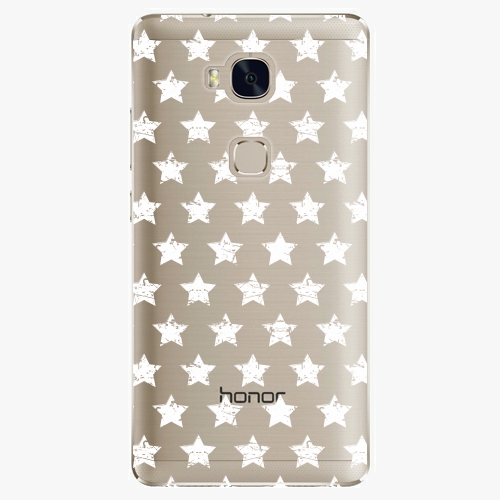 Plastový kryt iSaprio - Stars Pattern - white - Huawei Honor 5X Plastový kryt iSaprio - Stars Pattern - white - Huawei Honor 5X