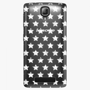 Plastový kryt iSaprio - Stars Pattern - white - Lenovo A1000
