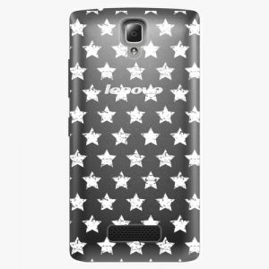 Plastový kryt iSaprio - Stars Pattern - white - Lenovo A2010