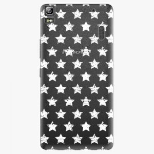 Plastový kryt iSaprio - Stars Pattern - white - Lenovo A7000