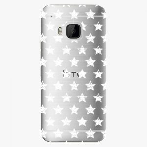 Plastový kryt iSaprio - Stars Pattern - white - HTC One M9
