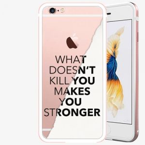 Plastový kryt iSaprio - Makes You Stronger - iPhone 6 Plus/6S Plus - Rose Gold