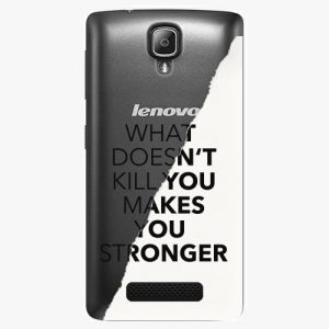 Plastový kryt iSaprio - Makes You Stronger - Lenovo A1000