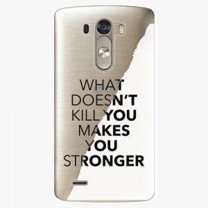 Plastový kryt iSaprio - Makes You Stronger - LG G3 (D855)