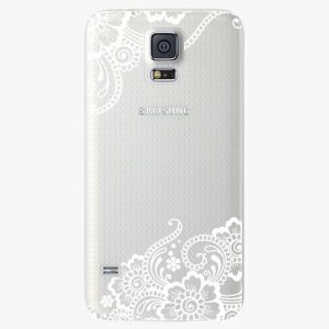 Plastový kryt iSaprio - White Lace 02 - Samsung Galaxy S5