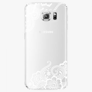 Plastový kryt iSaprio - White Lace 02 - Samsung Galaxy S6