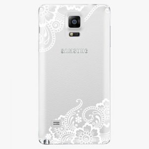 Plastový kryt iSaprio - White Lace 02 - Samsung Galaxy Note 4