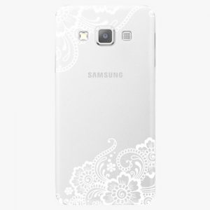 Plastový kryt iSaprio - White Lace 02 - Samsung Galaxy A7