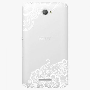 Plastový kryt iSaprio - White Lace 02 - Sony Xperia E4