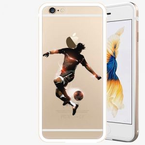 Plastový kryt iSaprio - Fotball 01 - iPhone 6/6S - Gold