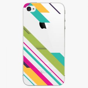 Plastový kryt iSaprio - Color Stripes 03 - iPhone 4/4S