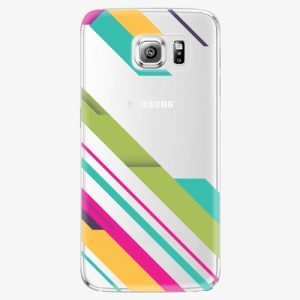 Plastový kryt iSaprio - Color Stripes 03 - Samsung Galaxy S6 Edge