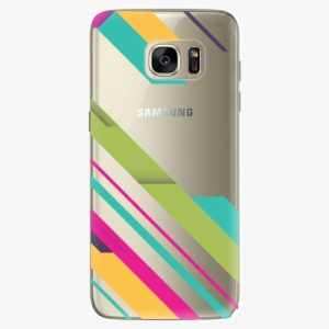 Plastový kryt iSaprio - Color Stripes 03 - Samsung Galaxy S7 Edge