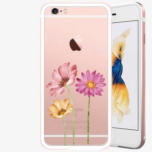 Plastový kryt iSaprio - Three Flowers - iPhone 6 Plus/6S Plus - Rose Gold