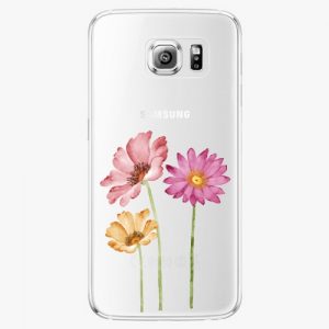 Plastový kryt iSaprio - Three Flowers - Samsung Galaxy S6