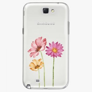 Plastový kryt iSaprio - Three Flowers - Samsung Galaxy Note 2