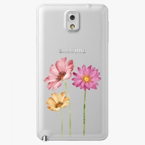 Plastový kryt iSaprio - Three Flowers - Samsung Galaxy Note 3