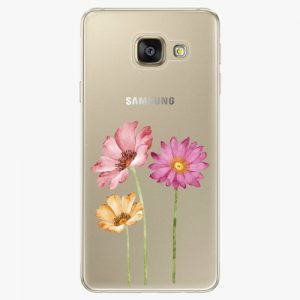 Plastový kryt iSaprio - Three Flowers - Samsung Galaxy A3 2016