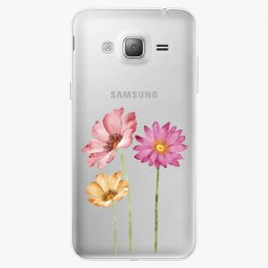 Plastový kryt iSaprio - Three Flowers - Samsung Galaxy J3 2016