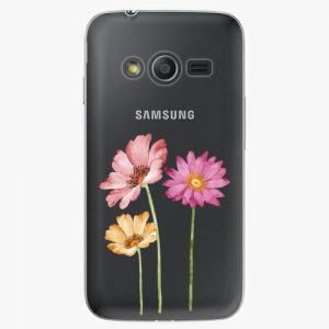 Plastový kryt iSaprio - Three Flowers - Samsung Galaxy Trend 2 Lite