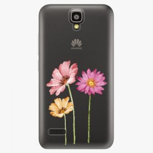 Plastový kryt iSaprio - Three Flowers - Huawei Ascend Y5