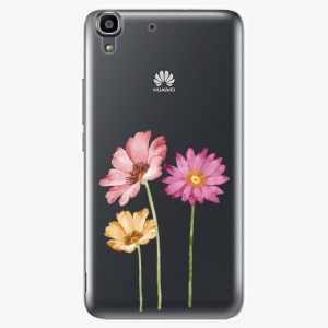 Plastový kryt iSaprio - Three Flowers - Huawei Ascend Y6