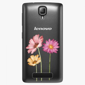Plastový kryt iSaprio - Three Flowers - Lenovo A1000