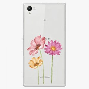 Plastový kryt iSaprio - Three Flowers - Sony Xperia Z1