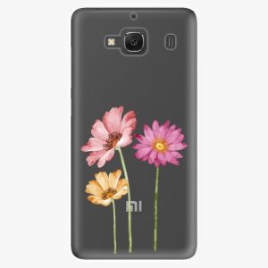 Plastový kryt iSaprio - Three Flowers - Xiaomi Redmi 2