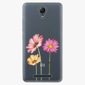 Plastový kryt iSaprio - Three Flowers - Xiaomi Redmi Note 2