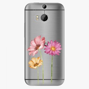 Plastový kryt iSaprio - Three Flowers - HTC One M8