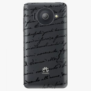 Plastový kryt iSaprio - Handwiting 01 - black - Huawei Ascend Y300
