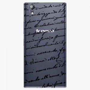 Plastový kryt iSaprio - Handwiting 01 - black - Lenovo P70
