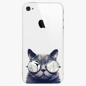 Plastový kryt iSaprio - Crazy Cat 01 - iPhone 4/4S