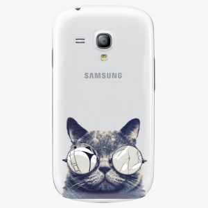 Plastový kryt iSaprio - Crazy Cat 01 - Samsung Galaxy S3 Mini