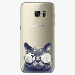 Plastový kryt iSaprio - Crazy Cat 01 - Samsung Galaxy S7