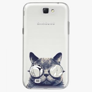 Plastový kryt iSaprio - Crazy Cat 01 - Samsung Galaxy Note 2