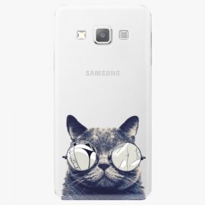 Plastový kryt iSaprio - Crazy Cat 01 - Samsung Galaxy A3