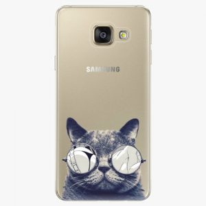 Plastový kryt iSaprio - Crazy Cat 01 - Samsung Galaxy A3 2016