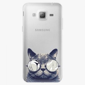Plastový kryt iSaprio - Crazy Cat 01 - Samsung Galaxy J3 2016