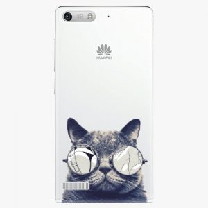 Plastový kryt iSaprio - Crazy Cat 01 - Huawei Ascend G6