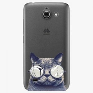Plastový kryt iSaprio - Crazy Cat 01 - Huawei Ascend Y550